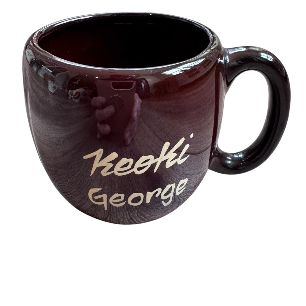 VTG 70s KAVA CRAFT HAWAII Coffee Mug Tea Cup HAWAIIAN Souvenir Name George